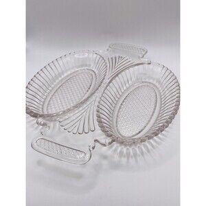 Double Sided Crystal Glass Bowl, Household/decorative SMALL size